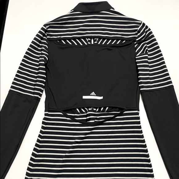 STELLA MCCARTNEY FOR ADIDAS Striped Mock Neck Top - Picture 6 of 8